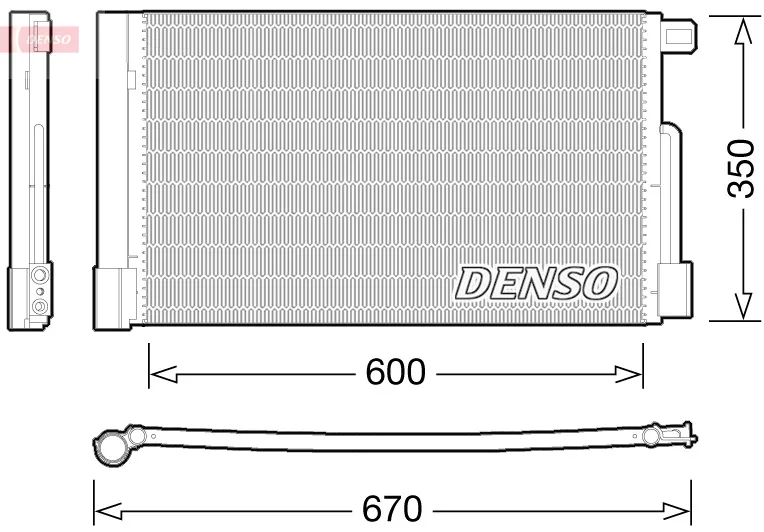 Reso Gratuito DENSO DCN01004 - Condensatore, climatizzatore ATP Autoricambi