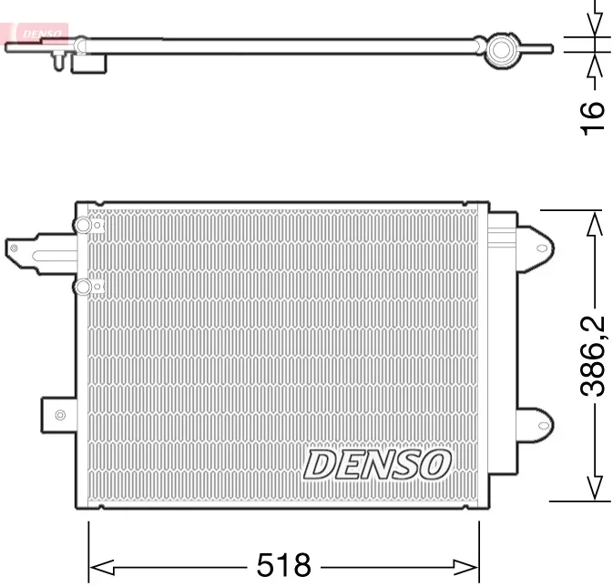 DENSO DCN02005 - Condensatore, climatizzatore ATP Autoricambi Offerta