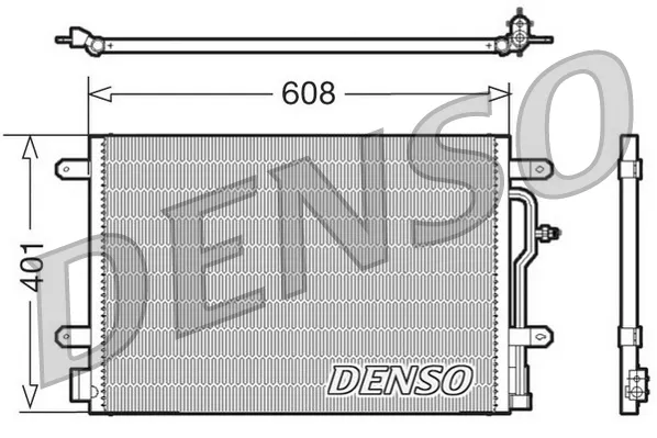 DENSO DCN02011 - Condensatore, climatizzatore ATP Autoricambi Offerta Lampo