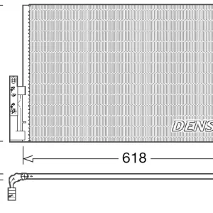 DENSO DCN05014 - Condensatore, climatizzatore ATP Autoricambi Offerta Del Giorno