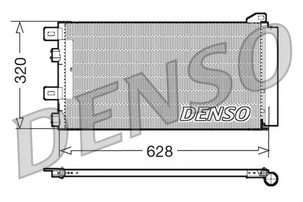 DENSO DCN05101 - Condensatore, climatizzatore ATP Autoricambi Nuovo Arrivo
