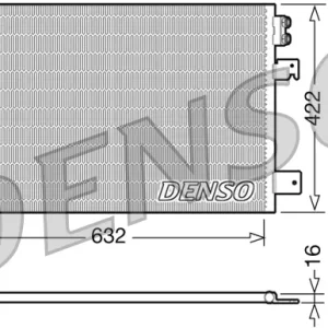 Ultime Pezzi DENSO DCN06007 - Condensatore, climatizzatore ATP Autoricambi