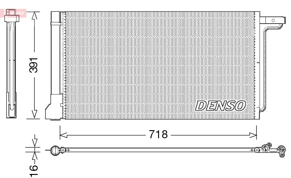 DENSO DCN10028 - Condensatore, climatizzatore ATP Autoricambi Soddisfatti O Rimborsati