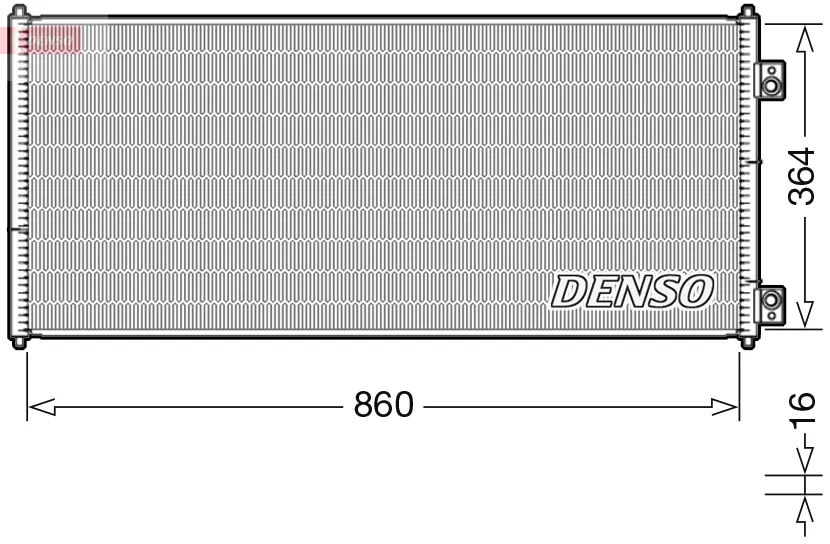 Compra Online DENSO DCN10032 - Condensatore, climatizzatore ATP Autoricambi