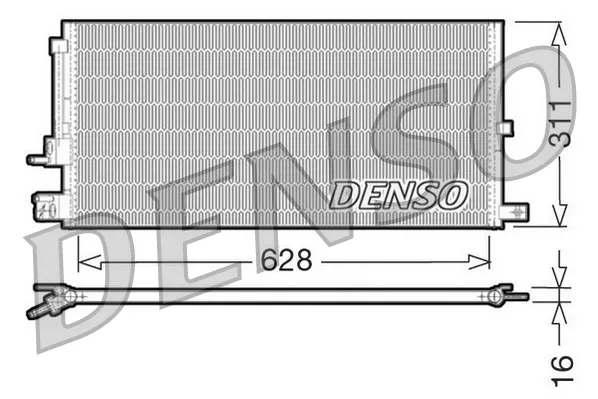 Quantità Limitata DENSO DCN11007 - Condensatore, climatizzatore ATP Autoricambi