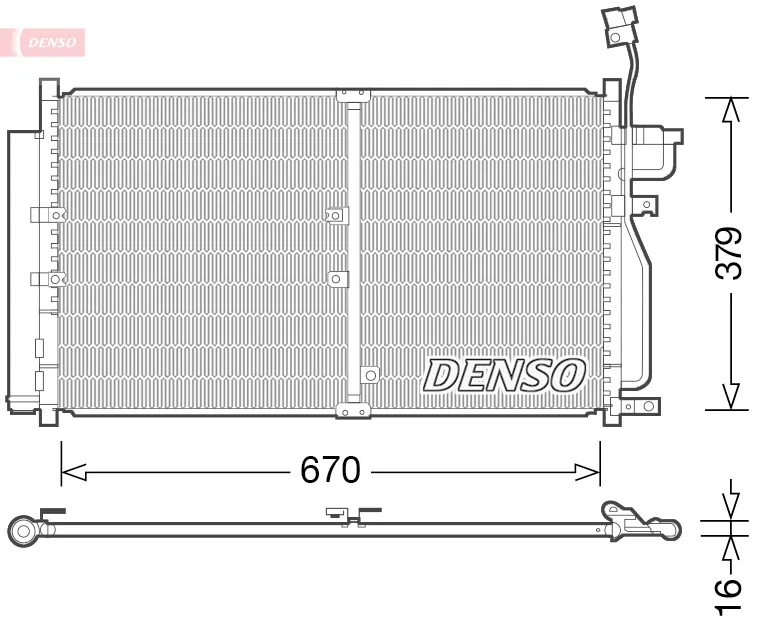 DENSO DCN15003 - Condensatore, climatizzatore ATP Autoricambi Prezzo Basso