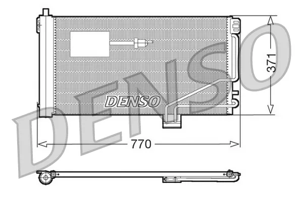 Reso Gratuito DENSO DCN17015 - Condensatore, climatizzatore ATP Autoricambi
