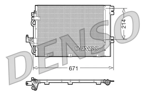 DENSO DCN20009 - Condensatore, climatizzatore ATP Autoricambi Esclusivo