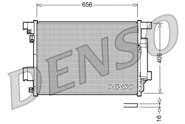 Compra Oggi Stesso DENSO DCN21001 - Condensatore, climatizzatore ATP Autoricambi