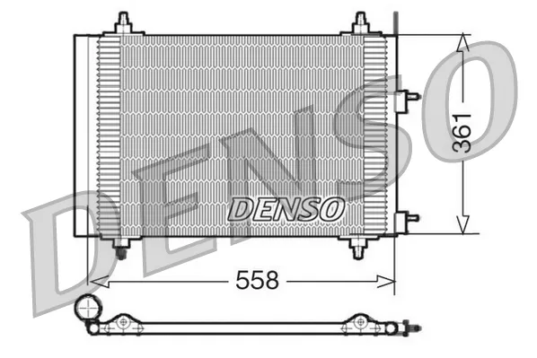 DENSO DCN21015 - Condensatore, climatizzatore ATP Autoricambi Occasione