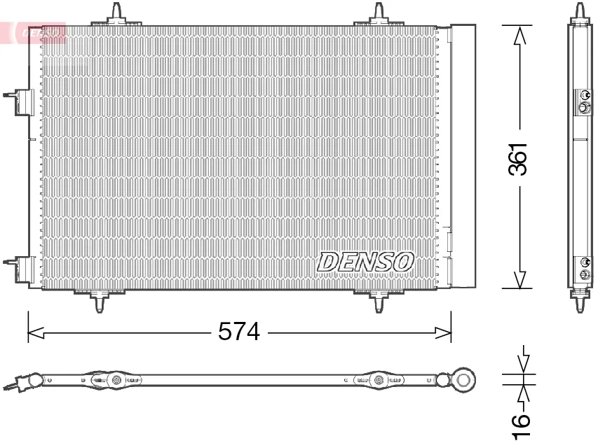 DENSO DCN21020 - Condensatore, climatizzatore ATP Autoricambi Must-Have