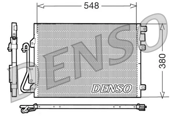 DENSO DCN23008 - Condensatore, climatizzatore ATP Autoricambi Prezzo Conveniente