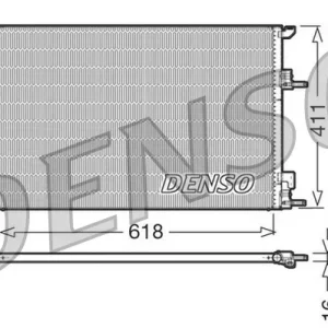 DENSO DCN25001 - Condensatore, climatizzatore ATP Autoricambi Promozione