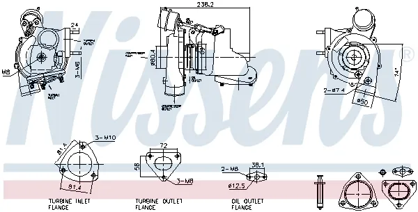 Compra Adesso NISSENS 93730 - Turbocompressore, Sovralimentazione ATP Autoricambi