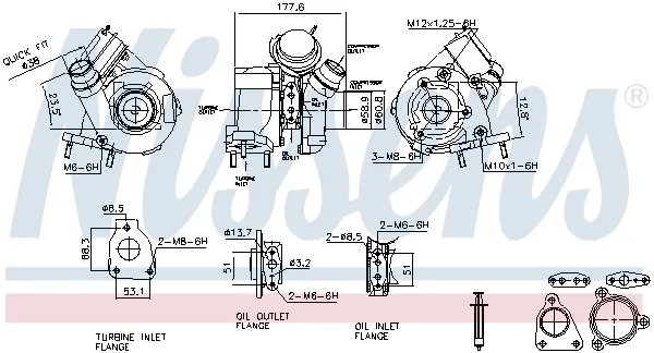 NISSENS 93627 - Turbocompressore, Sovralimentazione ATP Autoricambi Ordina Subito