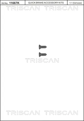 Direttamente Dal Produttore TRISCAN 8105 116008 - Bullone, Disco freno ATP Autoricambi