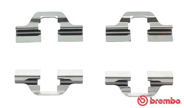 BREMBO A 02 205 - Kit accessori, Pastiglia freno ATP Autoricambi Esclusivo