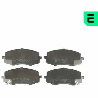 Subito Disponibile OPTIMAL BP-12283 Kit Pastiglie Freno, Freno a Disco