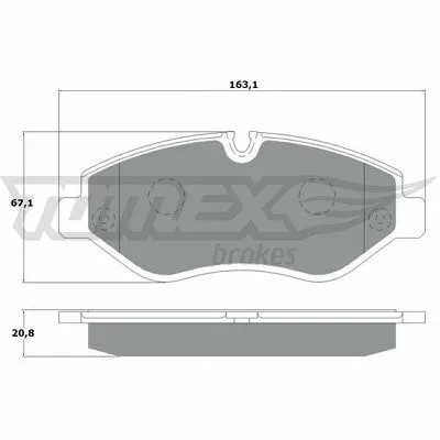 Acquista Ora TOMEX BRAKES TX 14-25 Kit Pastiglie Freno, Freno a Disco