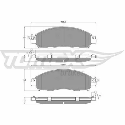 TOMEX BRAKES TX 18-41 Kit Pastiglie Freno, Freno a Disco Affare