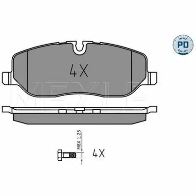 MEYLE-PD Advanced performance and design. 025 241 9118/PD Kit Pastiglie Freno, Freno a Disco Acquista Ora