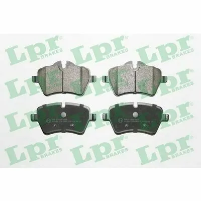 LPR 05P1485 Kit Pastiglie Freno, Freno a Disco Professionale