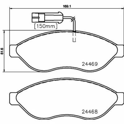 MINTEX MDB3365 Kit Pastiglie Freno, Freno a Disco Saldi