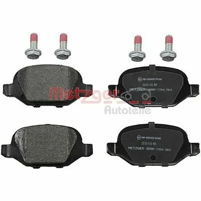 Promozione METZGER 1170141 Kit Pastiglie Freno, Freno a Disco