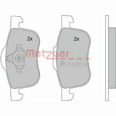 METZGER 1170013 Kit Pastiglie Freno, Freno a Disco Ordina Subito