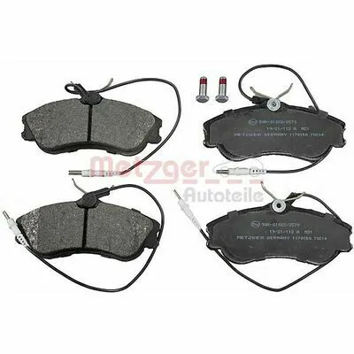 Offerta METZGER GREENPARTS 1170150 Kit Pastiglie Freno, Freno a Disco