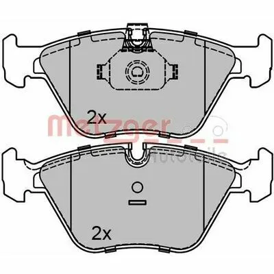 Prezzo Ridotto METZGER 1170128 Kit Pastiglie Freno, Freno a Disco
