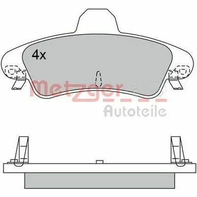 Ordina Subito METZGER 1170531 Kit Pastiglie Freno, Freno a Disco