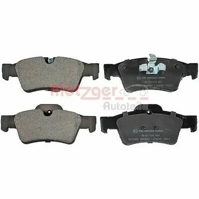 Popolare METZGER 1170345 Kit Pastiglie Freno, Freno a Disco