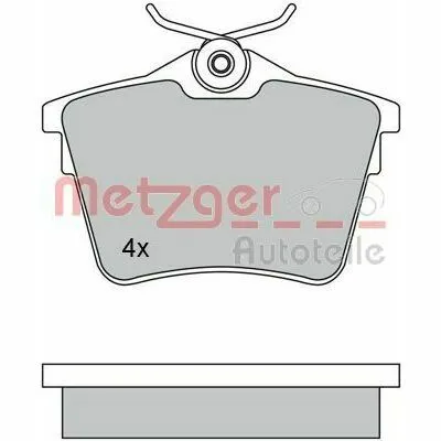 METZGER 1170269 Kit Pastiglie Freno, Freno a Disco Saldi