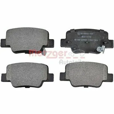 Compra Adesso METZGER 1170410 Kit Pastiglie Freno, Freno a Disco