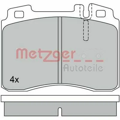 METZGER 1170374 Kit Pastiglie Freno, Freno a Disco Occasione