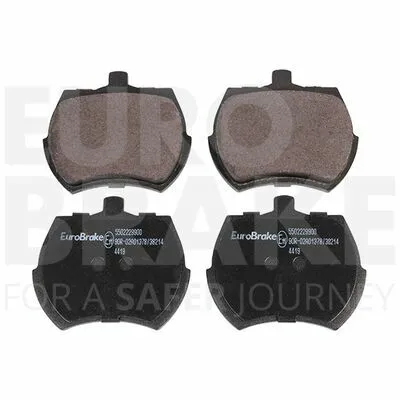 EUROBRAKE 5502229900 Kit Pastiglie Freno, Freno a Disco Soddisfatti O Rimborsati