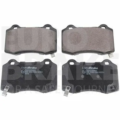 Prezzo Conveniente EUROBRAKE 55022266002 Kit Pastiglie Freno, Freno a Disco