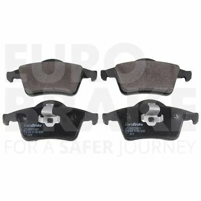 EUROBRAKE 5502224821 Kit Pastiglie Freno, Freno a Disco Nuova Collezione