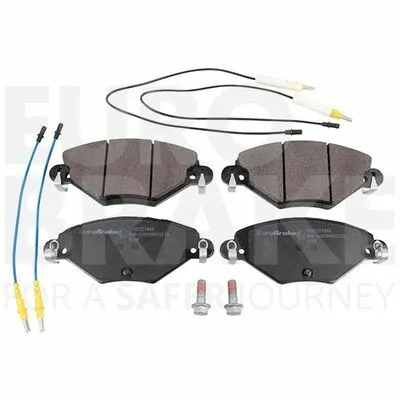 EUROBRAKE 5502221944 Kit Pastiglie Freno, Freno a Disco Subito Disponibile