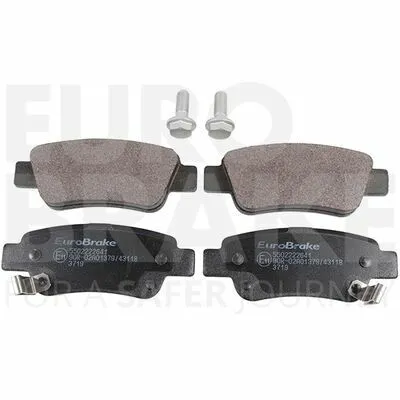 EUROBRAKE 5502222641 Kit Pastiglie Freno, Freno a Disco Occasione