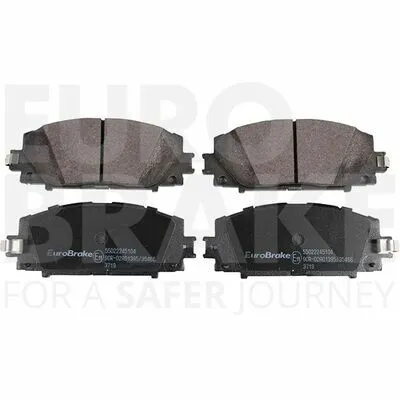 EUROBRAKE 55022245104 Kit Pastiglie Freno, Freno a Disco Occasione