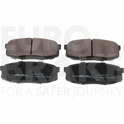 Spedito Oggi EUROBRAKE 55022245106 Kit Pastiglie Freno, Freno a Disco