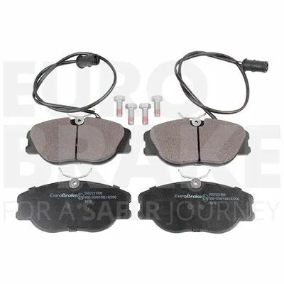 EUROBRAKE 5502221009 Kit Pastiglie Freno, Freno a Disco Non Perdere