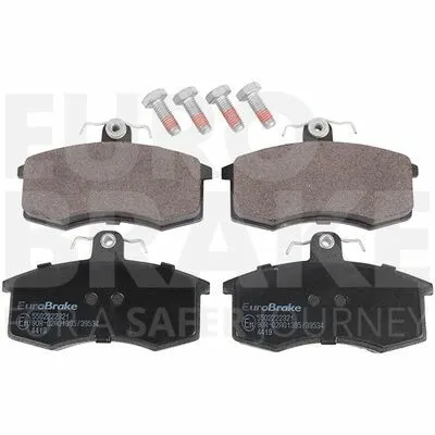EUROBRAKE 5502222321 Kit Pastiglie Freno, Freno a Disco Popolare