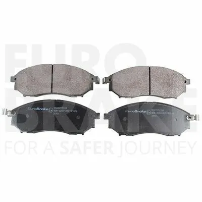EUROBRAKE 5502222261 Kit Pastiglie Freno, Freno a Disco Subito Disponibile