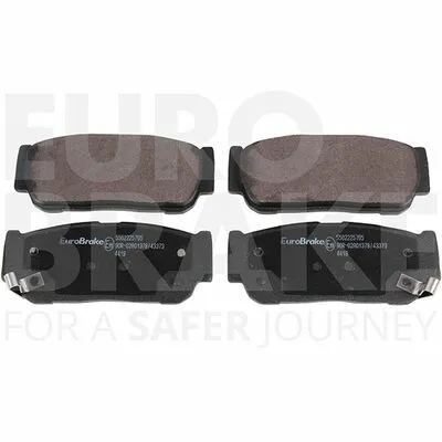 EUROBRAKE 5502225705 Kit Pastiglie Freno, Freno a Disco Reso Gratuito