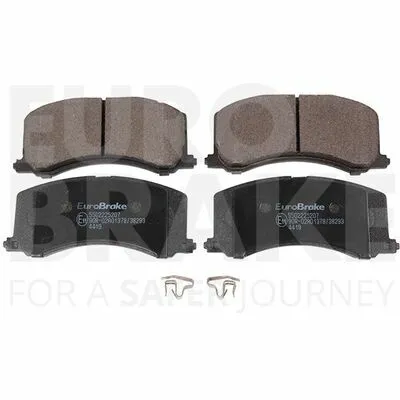 Spedizione Espresso EUROBRAKE 5502225207 Kit Pastiglie Freno, Freno a Disco
