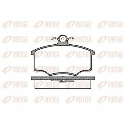 REMSA 0046.00 Kit Pastiglie Freno, Freno a Disco Sconto