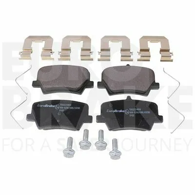 Esclusivo EUROBRAKE 5502224834 Kit Pastiglie Freno, Freno a Disco
